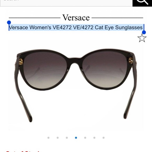Versace Women\'s VE4272 VE/4272 Cat Eye Sunglasses main image 6
